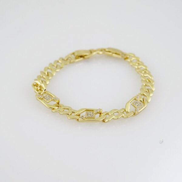 B1407 Bracelet - Pulseras - Zircon Stone - 14K Real Color - Image 3
