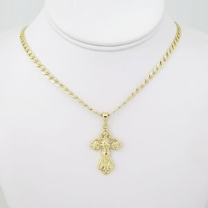 SET1517 Cadenas & Colgantes - Chain - Pendants -  14K Real Color - Zircon Stone - 5mmX60cm