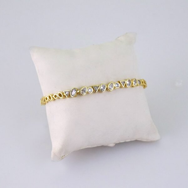 B1354 Bracelet - Pulseras - Zircon Stone - 14K Real Color
