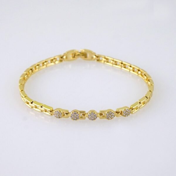 B1355 Bracelet - Pulseras - Zircon Stone - 14K Real Color - Image 2