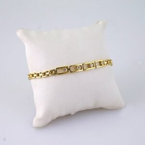 B1359 Bracelet - Pulseras - Zircon Stone - 14K Real Color