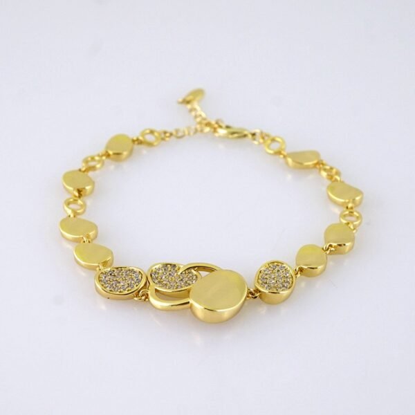 B1360 Bracelet - Pulseras - Zircon Stone - 14K Real Color - Image 2