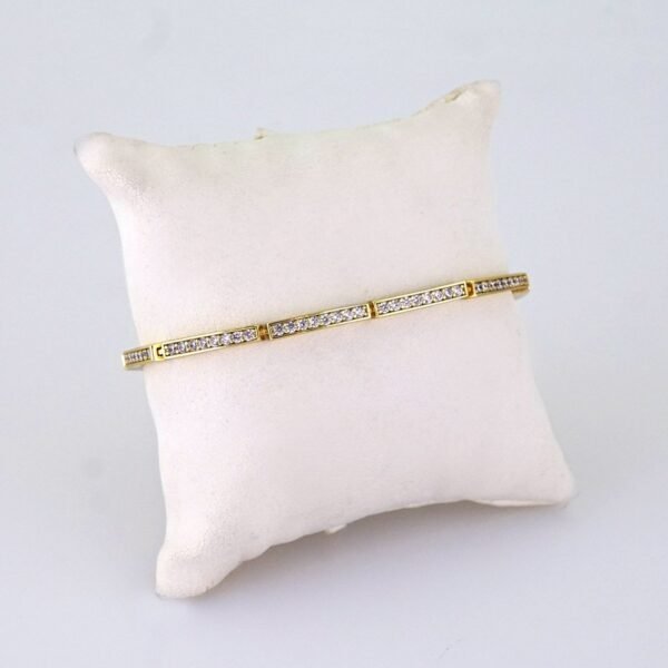 B1372 Bracelet - Pulseras - Zircon Stone - 14K Real Color