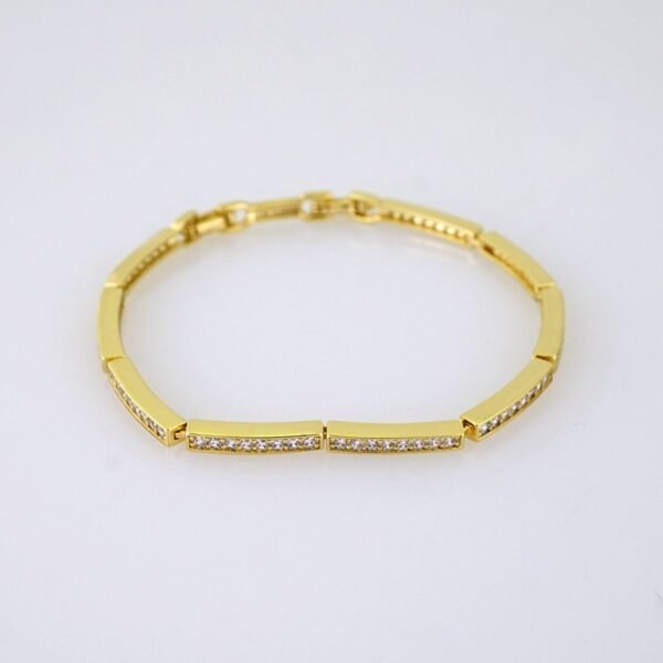 B1372 Bracelet - Pulseras - Zircon Stone - 14K Real Color - Image 2