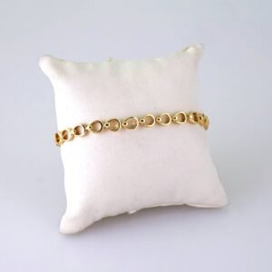 B1376 Bracelet - Pulseras - Plain - 14K Real Color
