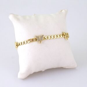B1379 Bracelet - Pulseras - Zircon Stone - 14K Real Color