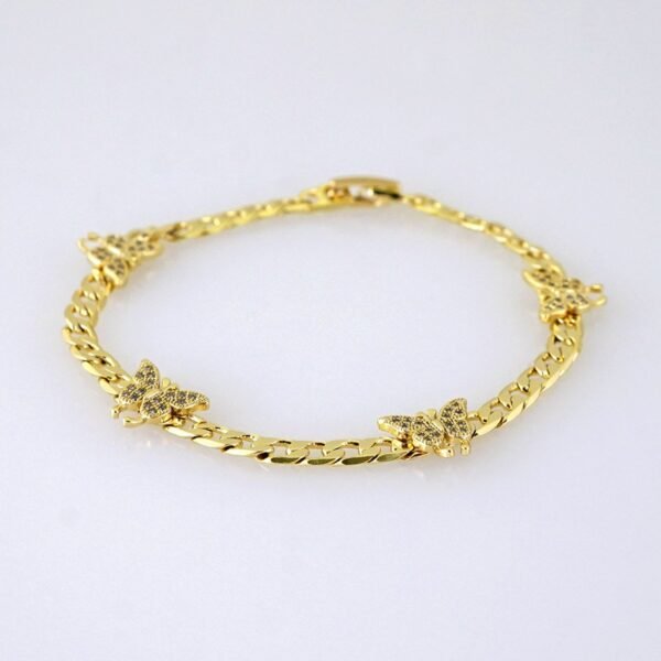 B1379 Bracelet - Pulseras - Zircon Stone - 14K Real Color - Image 2