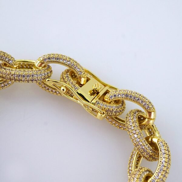 B1380 Bracelet - Pulseras - Zircon Stone - 14K Real Color - Image 3