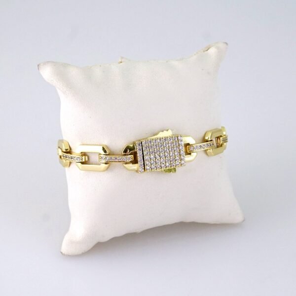 B1381 Bracelet - Pulseras - Zircon Stone - 14K Real Color