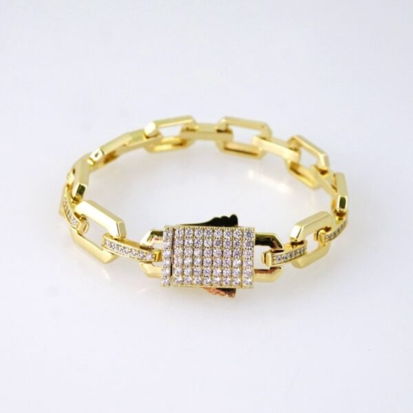B1381 Bracelet - Pulseras - Zircon Stone - 14K Real Color - Image 2