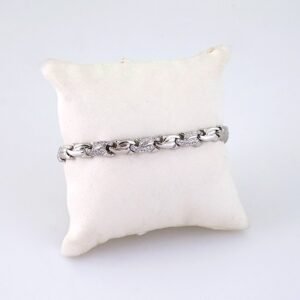 B1362 Bracelet - Pulseras - Zircon Stone - Silver Color