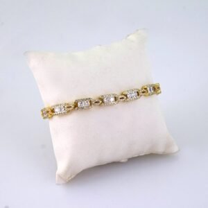 B1363 Bracelet - Pulseras - Zircon Stone - 14K Real Color