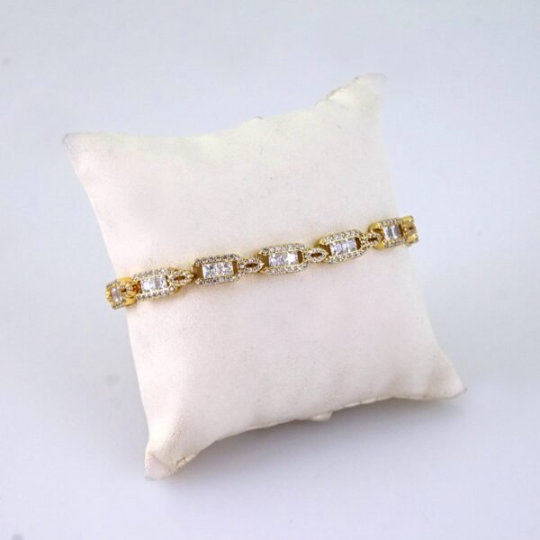 B1363 Bracelet - Pulseras - Zircon Stone - 14K Real Color