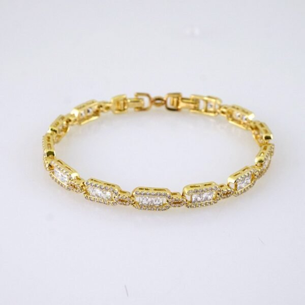 B1363 Bracelet - Pulseras - Zircon Stone - 14K Real Color - Image 2
