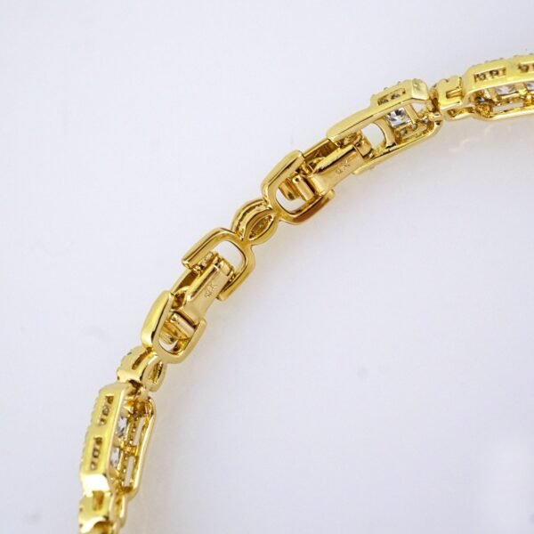 B1363 Bracelet - Pulseras - Zircon Stone - 14K Real Color - Image 3