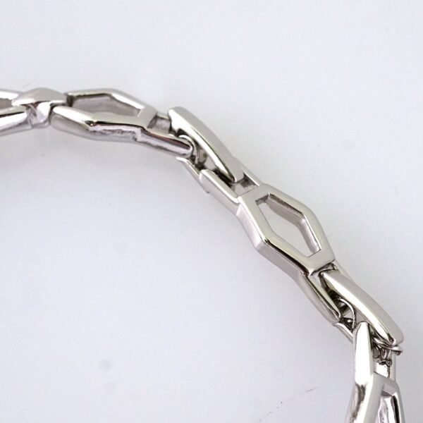 B1364 Bracelet - Pulseras - Zircon Stone - Silver Color - Image 3