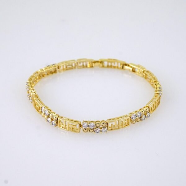B1365 Bracelet - Pulseras - Zircon Stone - 14K Real Color - Image 2