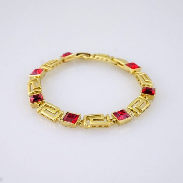 B1366 Bracelet - Pulseras - 14K Real Color - Red - Image 2