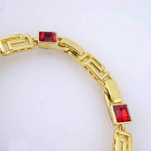 B1366 Bracelet - Pulseras - 14K Real Color - Red - Image 3