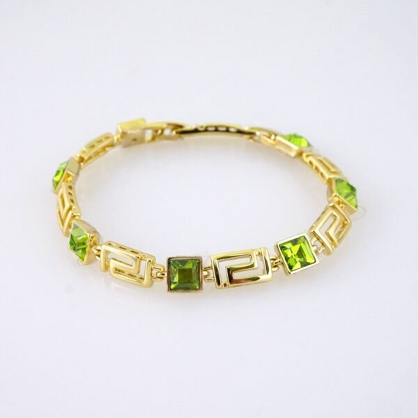 B1368 Bracelet - Pulseras - 14K Real Color - Green - Image 2