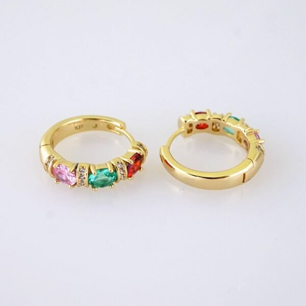 E1865 Earrings - Aretes - 14K Real Color - Image 2