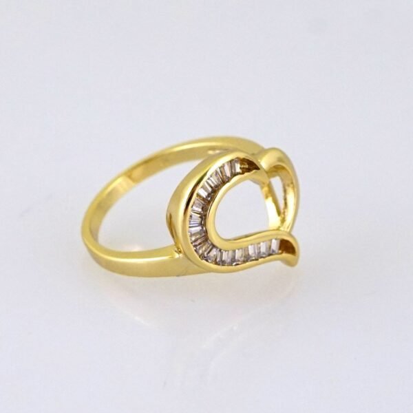 R648  RING - ANILLO - Zircon Stone - 14K Real Color - Image 2