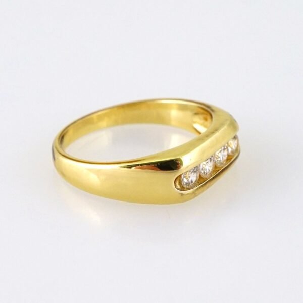 R655 RING - ANILLO - Zircon Stone - 14K Real Color - Image 2