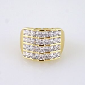 R658  Ring - Anillos - 14K Real Color - Zircon Stone