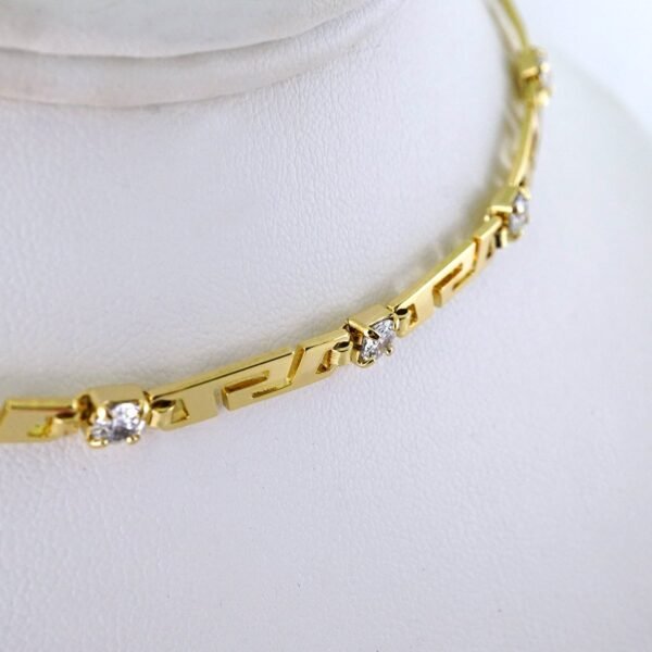 SET1458 Gargantilla - Choker W - Zircon Stone - 14K Real Color - Image 2