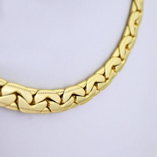 SET1465 Gargantilla - Choker W - Zircon Stone - 14K Real Color - 8mmX45cm - Image 2