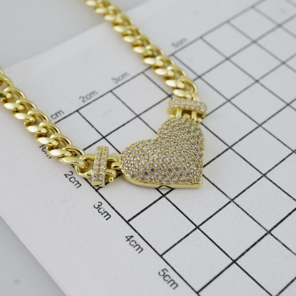 SET1498 Gargantilla - Choker W - Zircon Stone - 14K Real Color - Image 3