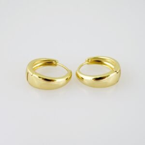 E2024 Earrings - Aretes - Plain - 14k Real Color