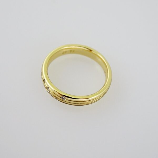 R694 RING - ANILLO - Zircon Stone - 14K Real Color - Image 2