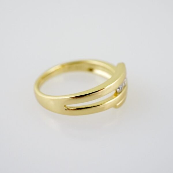 R698 RING - ANILLO - Zircon Stone - 14K Real Color - Image 2