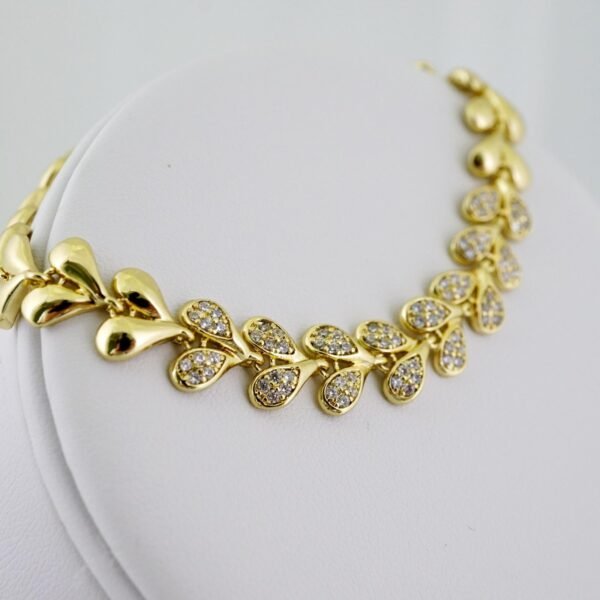 SET1523 Gargantilla - Pulsera - Choker W - Bracelet - Zircon Stone - 14K Real Color - Image 2