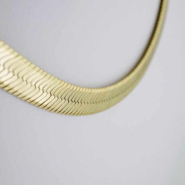 SET1524 Gargantilla - Choker W - Plain - 14K Real Color - Image 2