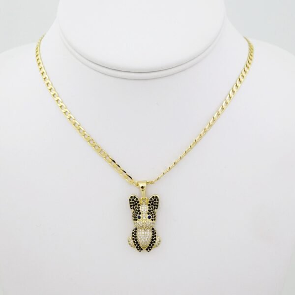 SET1535 Cadenas & Colgantes - Chain - Pendants -  14K Real Color - Zircon Stone - 3mmX45cm