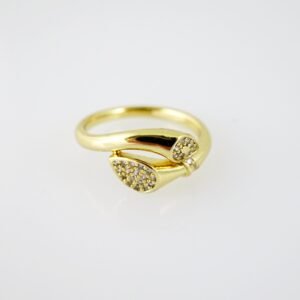 R701 RING - ANILLO - Zircon Stone - 14K Real Color