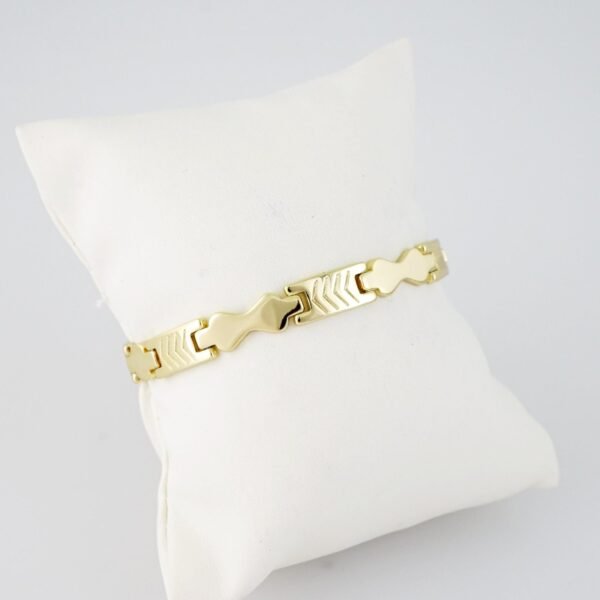 B1413 Bracelet - Pulseras - Plain - 14K Real Color