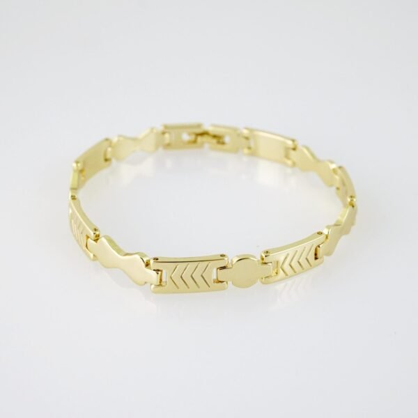 B1413 Bracelet - Pulseras - Plain - 14K Real Color - Image 2