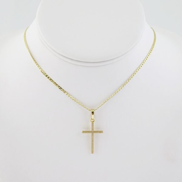 SET1540 Cadenas & Colgantes - Chain - Pendants - Plain - 14K Real Color - 2mmX45cm