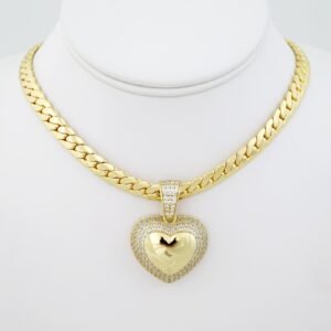 SET1544 Gargantilla - Choker W - Zircon Stone - 14K Real Color