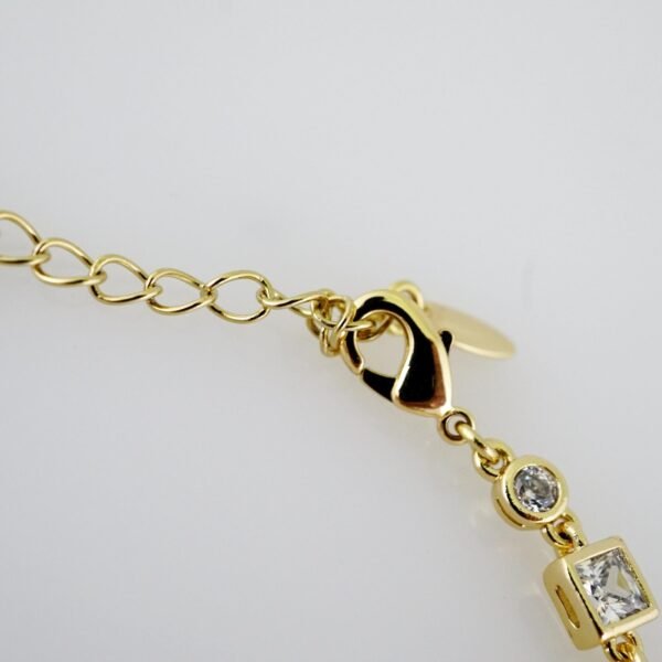 B1416 Bracelet - Pulseras - Zircon Stone - 14K Real Color - Image 3
