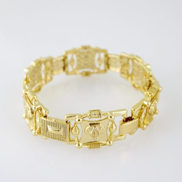B1417 Bracelet - Pulseras - Plain - 14K Real Color - Image 2
