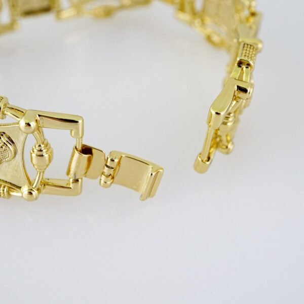 B1417 Bracelet - Pulseras - Plain - 14K Real Color - Image 3