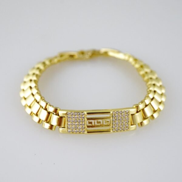 B1419 Bracelet - Pulseras - Zircon Stone - 14K Real Color - Image 2
