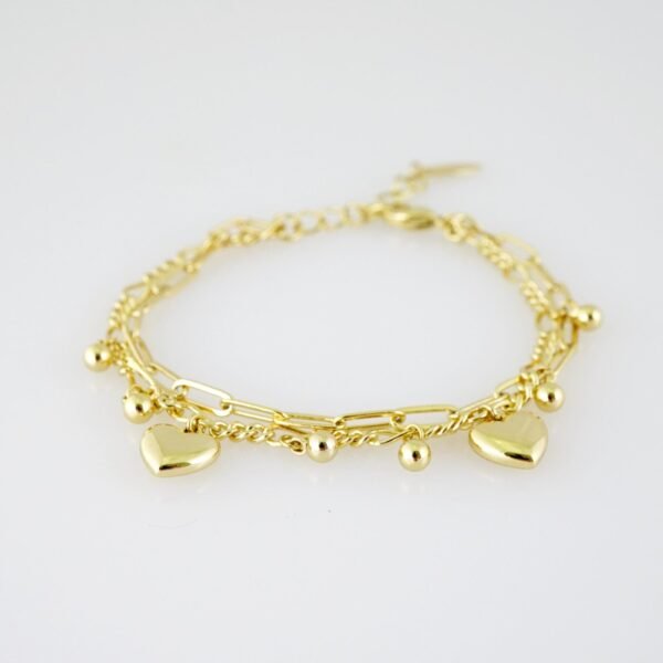 B1424 Bracelet - Pulseras - Plain - 14K Real Color - Image 2