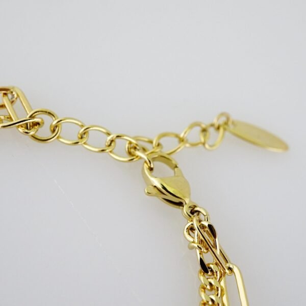 B1424 Bracelet - Pulseras - Plain - 14K Real Color - Image 3