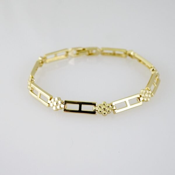 B1428 Bracelet - Pulseras - Plain - 14K Real Color - Image 2