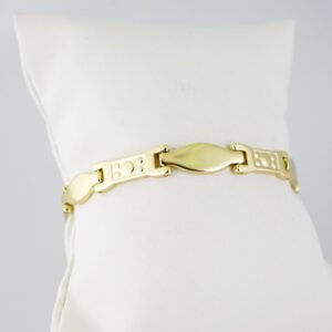 B1433 Bracelet - Pulseras - Plain - 14K Real Color